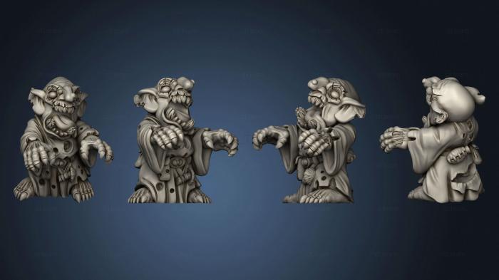 3D model Zombie Goblins v 3 (STL)