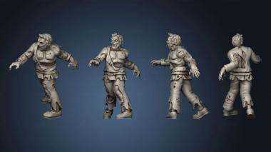 3D model Zombie NPC 2 (STL)