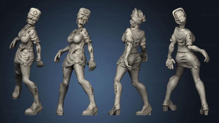 3D model Zombie Nurse V 3 (STL)