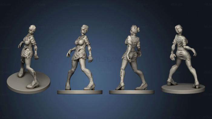 3D model Zombie Nurse (STL)
