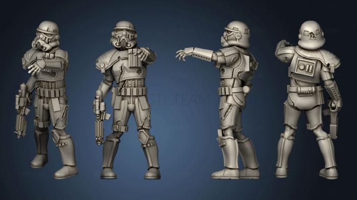 3D model Zombie Trooper Leader (STL)