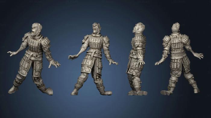 3D model Zombie Warrior (STL)