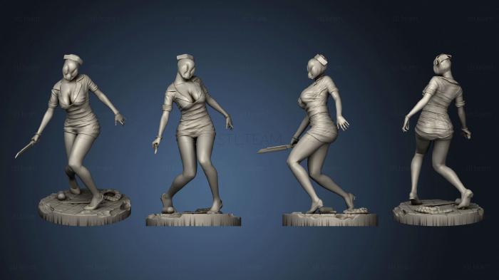 3D модель Женщина-Зомби 01 (STL)