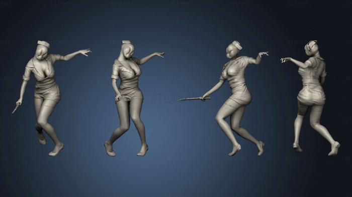 3D модель Женщина-Зомби 02 (STL)