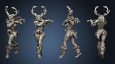 3D model Fantasy Female Bard (STL)