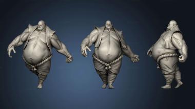 3D model Fat Muscle Man (STL)