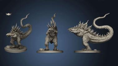 3D model Godzilla platform (STL)