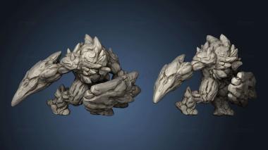 3D model Earth elementals elemental (STL)