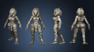 3D model Aliens vs SKULL Hunters JANIS VIXEN ADAPTIVE HUNTER (STL)