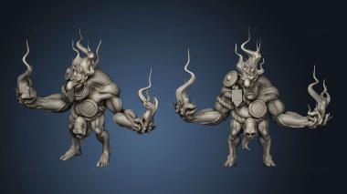 3D model Fire troll (STL)