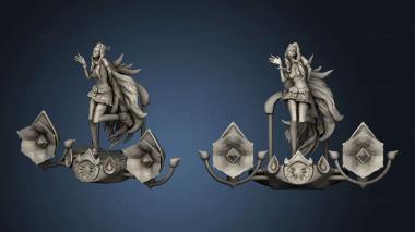 3D model Seraphine League Legends pedestal (STL)