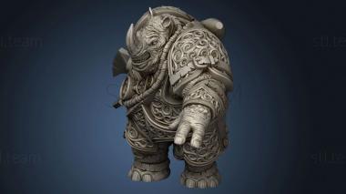 3D model Rhino Folk Rhino Folk (STL)