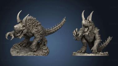 3D model T Rex Tarrasque Sliced (STL)