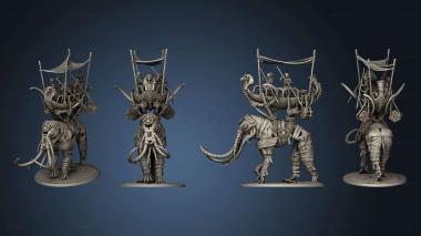 3D model War Elephant (STL)