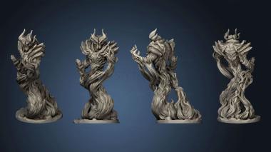 3D model orbund Fire Elemental (STL)