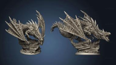 3D model choes CORRUPTION ECHOES Enemy Corrupted Dragon (STL)