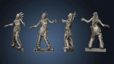 3D model The Cursed Native Zombie (STL)