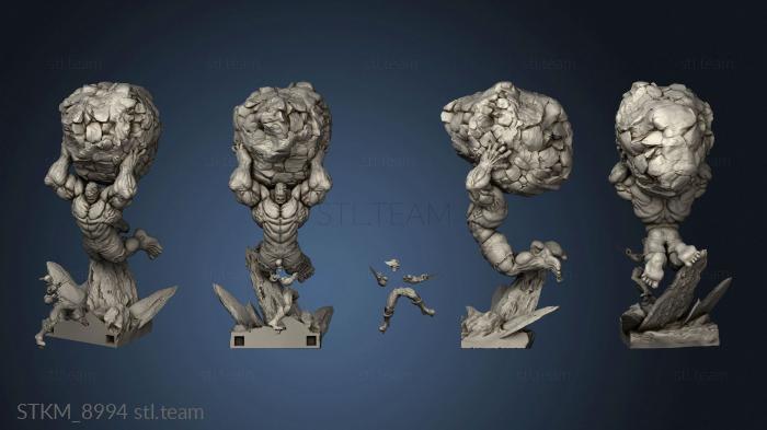 3D model hulk vs wolverine (STL)