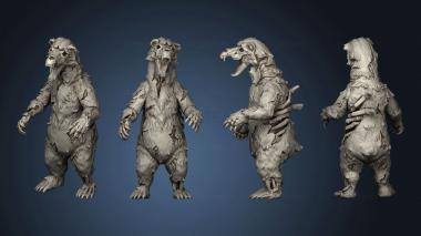 3D model The Lost Cave Throwback Undead Bears (STL)