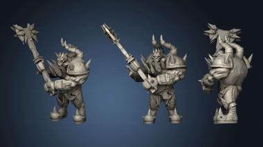 3D model orc warrior (STL)