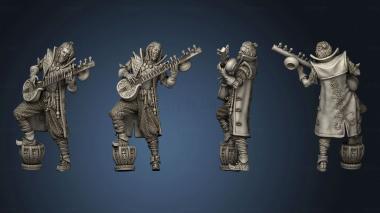 3D model Uldor The Bard NPC (STL)