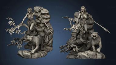 3D model kingdom death KDM Jungle Queen Hector Moran (STL)