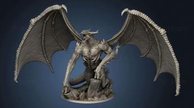 3D model Undead Bat Dragon (STL)