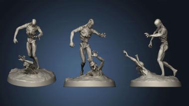 3D model Lich Giant Zombie Grp (STL)