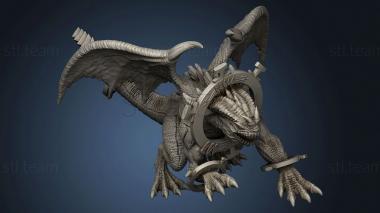 3D model Sand Dragon bound form (STL)