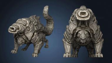 3D model AH Artillery Beast Back Legs (STL)