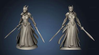 3D model Female Knight (STL)