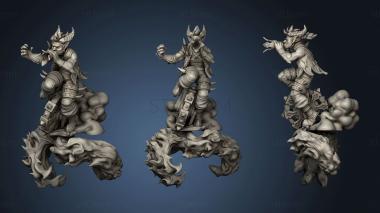 3D model DEMONIC CIRCUS Fire breather (STL)