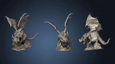 3D model Caves Despair Cave Dragon Fire Breath (STL)