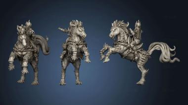 3D model Fantasy Rider Calvary (STL)