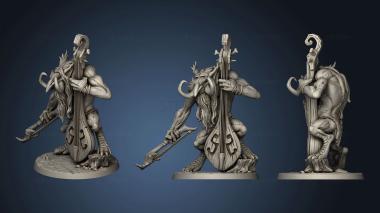 3D model Rock Trolls Zukki the Cellist Troll (STL)