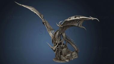 3D model Frost Wyrm Undead Dragon (STL)