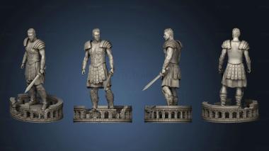 3D model Gladiator Maximus statue (STL)