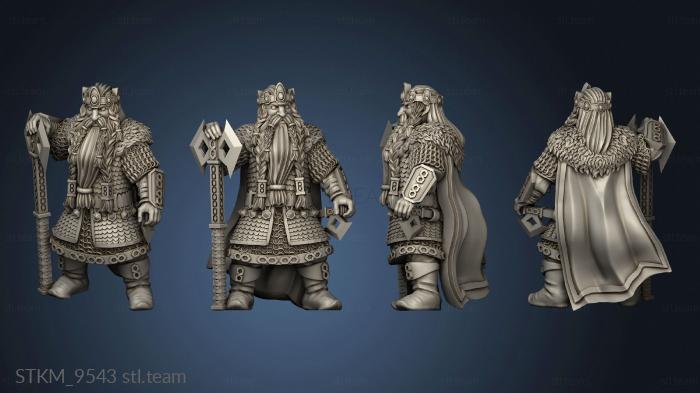 3D model Dwarven King (STL)