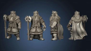 3D model Dwarven King (STL)