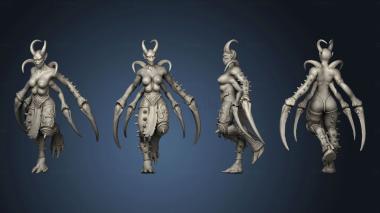 3D model Spider maidens Coven (STL)