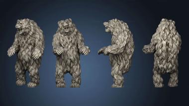 3D model Indians bear (STL)