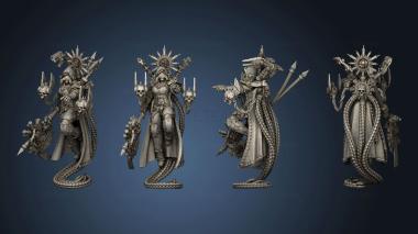 3D model Female Tech Priest DOMINABACK (STL)