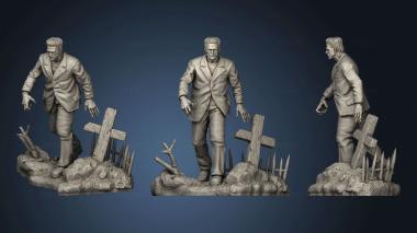 3D model Frankenstein Monster statue (STL)