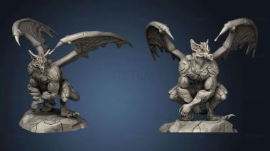 3D model Gargoyle Sitting (STL)