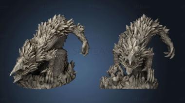 3D model Draconic Tribes Frost Jormunhogr Back (STL)