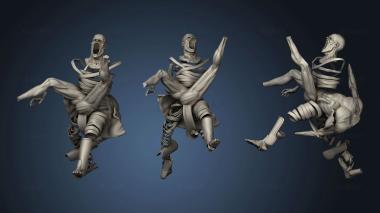 3D model Ruins Madness Mummy Running (STL)