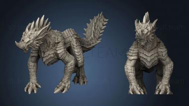 3D model Monster Blue Guard Drake (STL)