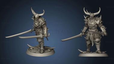 3D model Unchained Light Soldier Dual Sword Stand (STL)