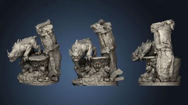 3D model Gargoyles Brooklyn and Bronx (STL)