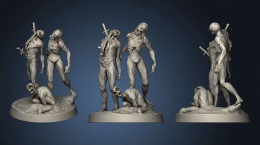 3D model Lich Giant Zombie Grp (STL)